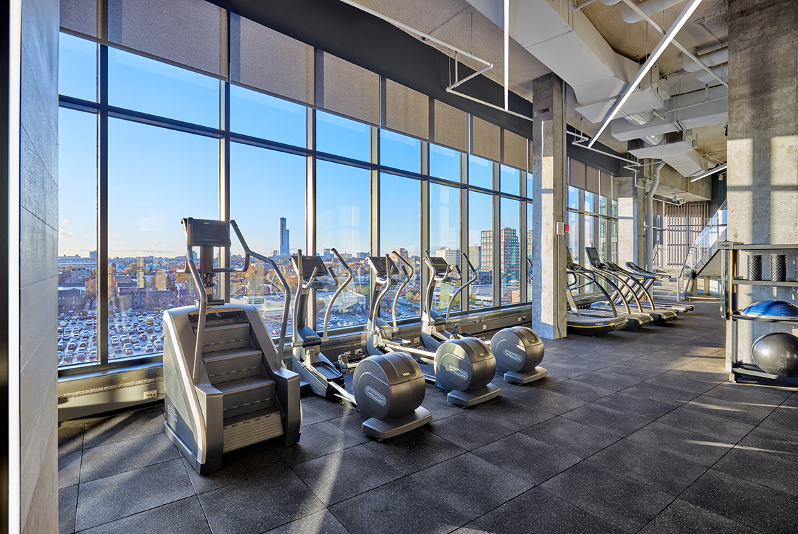 vyv south fitness center with stair masters and ellipticals